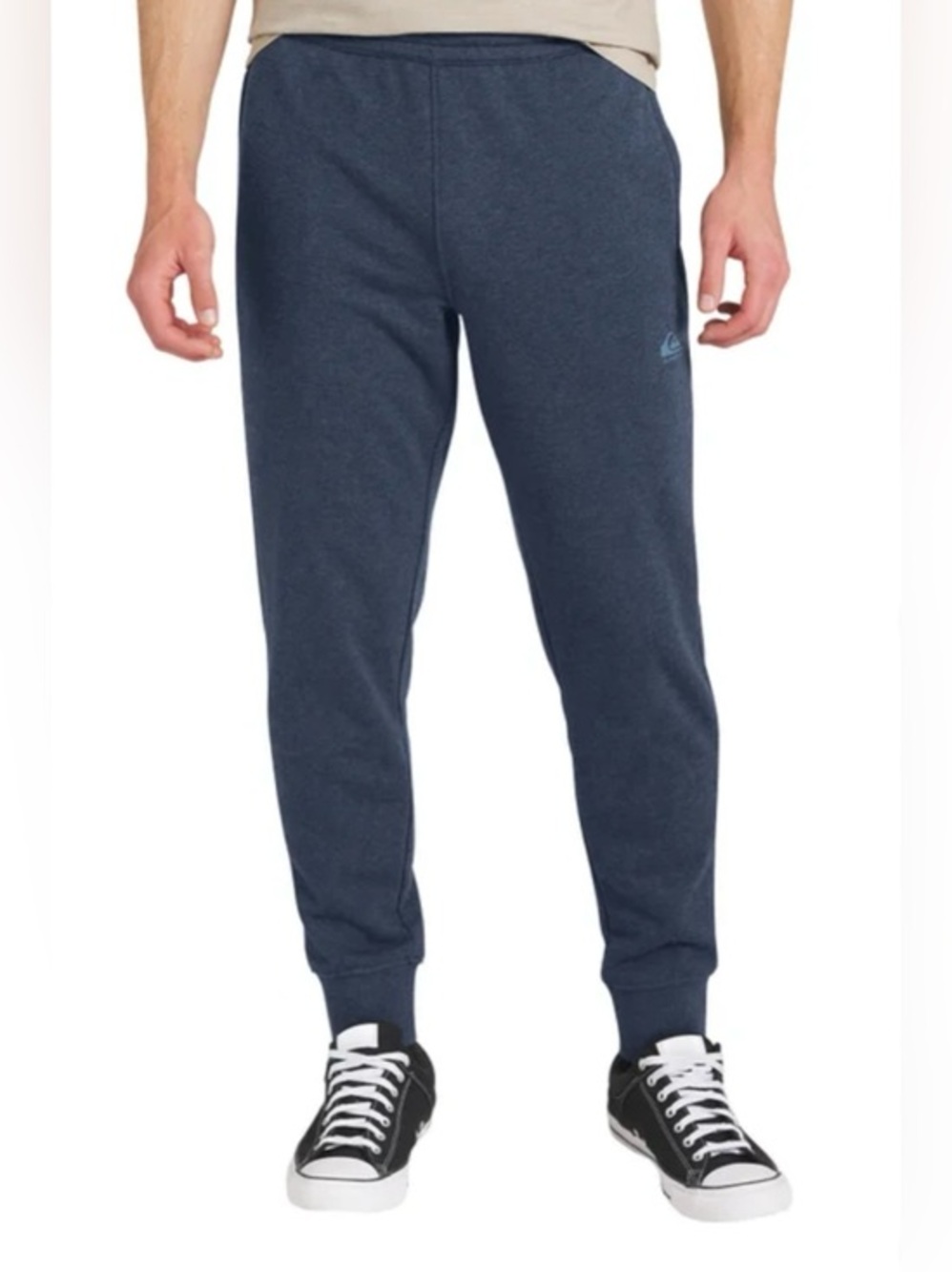 Quiksilver Men's Dark Navy Heather Jogger Sweatpants Size Medium